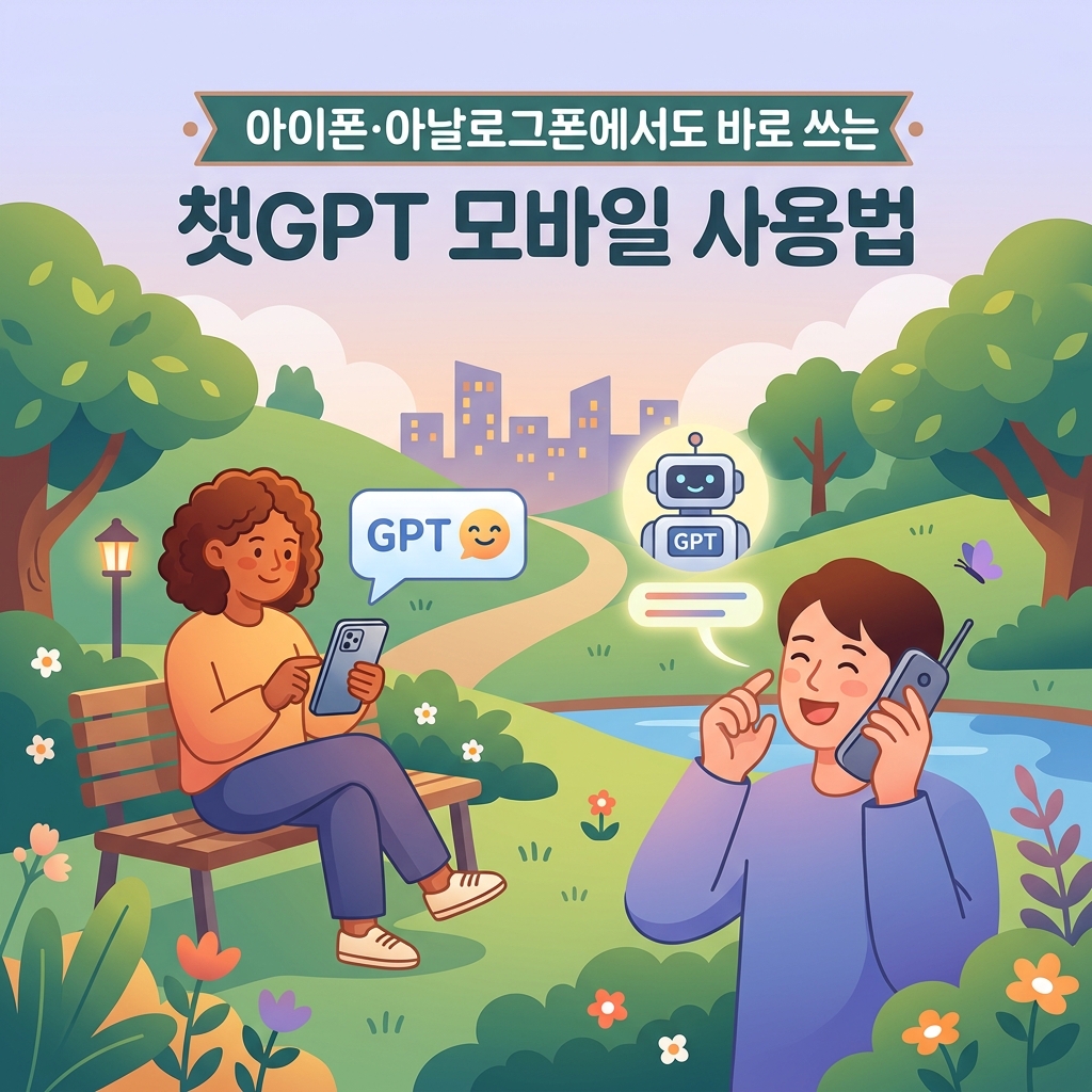 ai thumbnail illustration 아이폰·아날로그폰에서도 바로 쓰는 챗GPT 모바일 사용법 1787814679