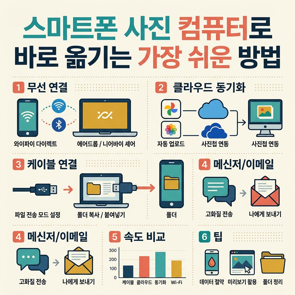 ai thumbnail infographic 스마트폰 사진 컴퓨터로 바로 옮기는 가장 쉬운 방법 1787730603
