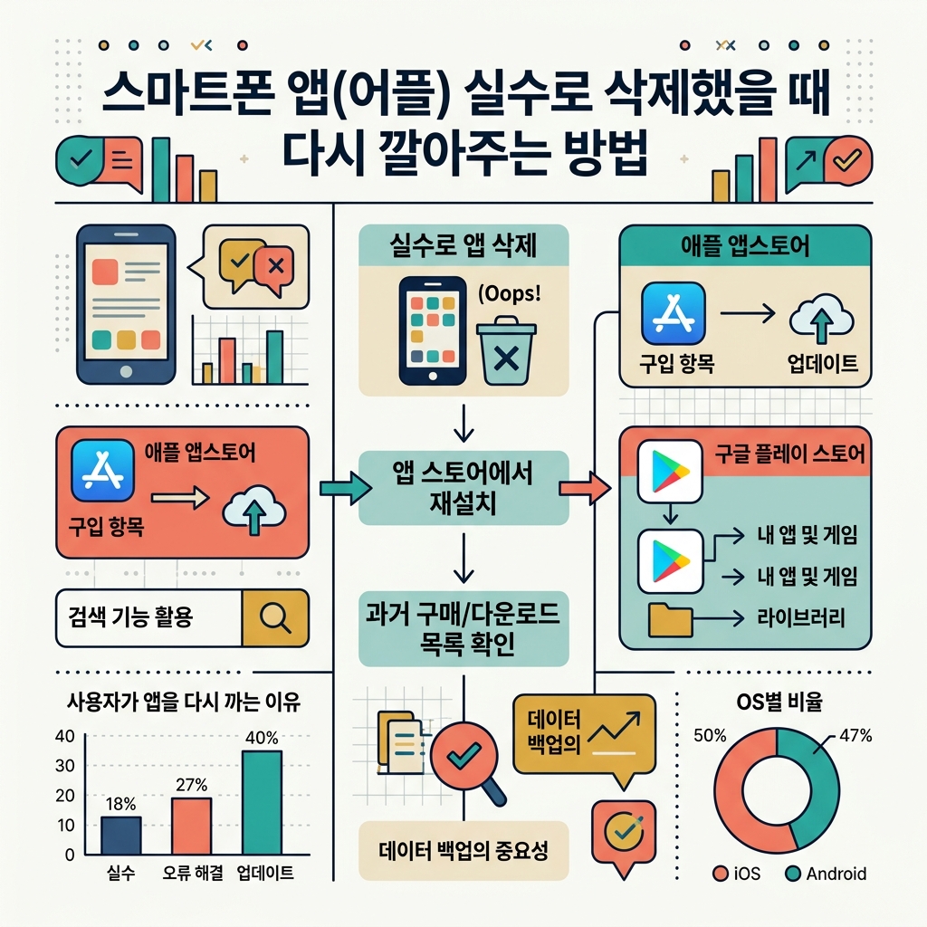 ai thumbnail infographic 스마트폰 앱어플 실수로 삭제했을 때 다시 깔아주는 방법 1787731140