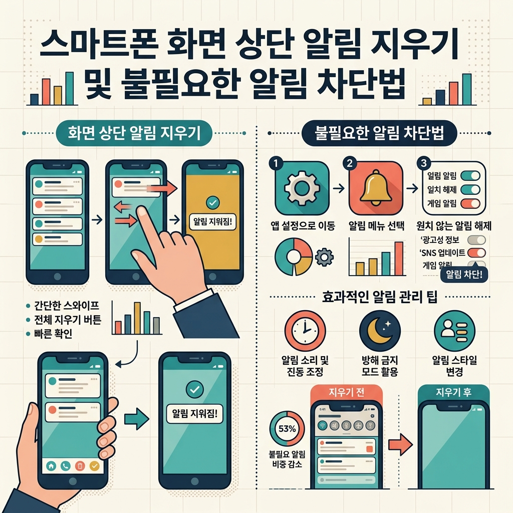 ai thumbnail infographic 스마트폰 화면 상단 알림 지우기 및 불필요한 알림 차단법 1787738796