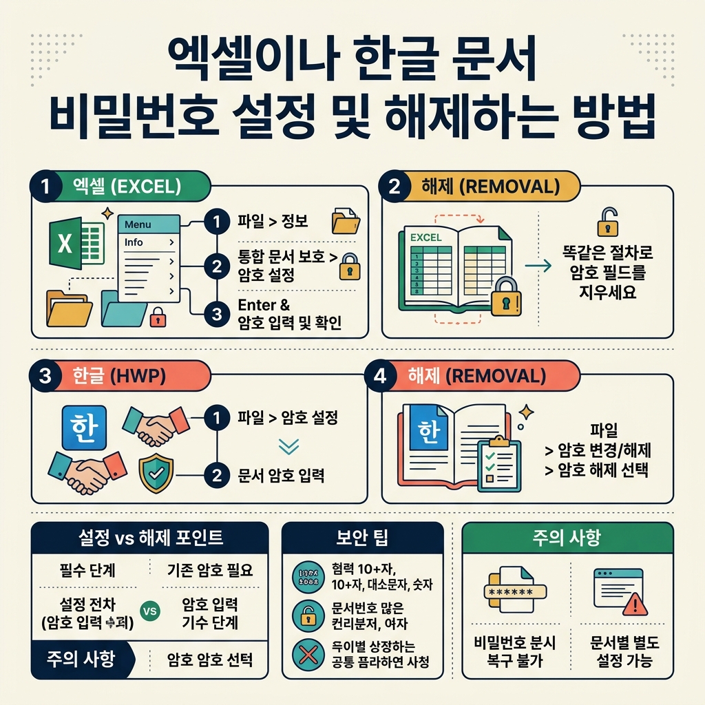 ai thumbnail infographic 엑셀이나 한글 문서 비밀번호 설정 및 해제하는 방법 1787736248