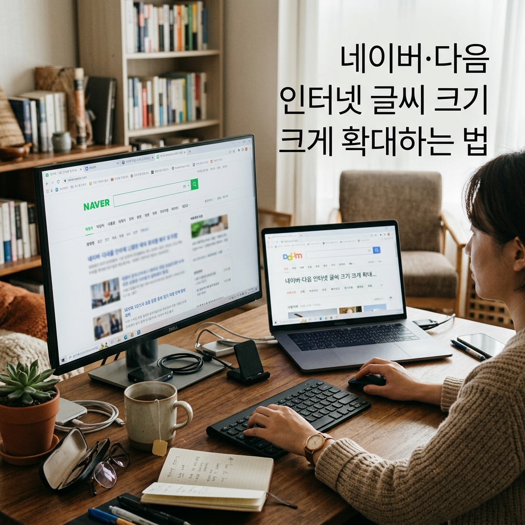ai thumbnail photography 네이버·다음 인터넷 글씨 크기 크게 확대하는 법 1787730673