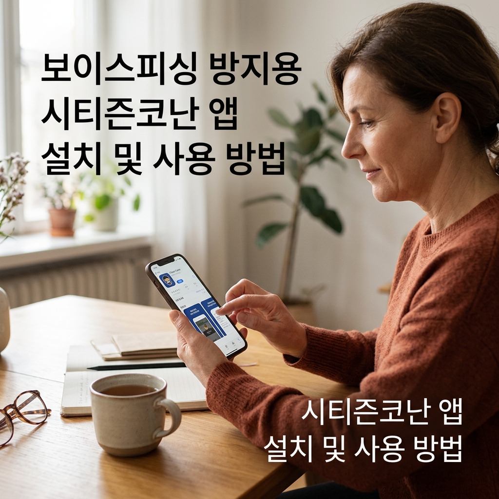 ai thumbnail photography 보이스피싱 방지용 시티즌코난 앱 설치 및 사용 방법 1787735426