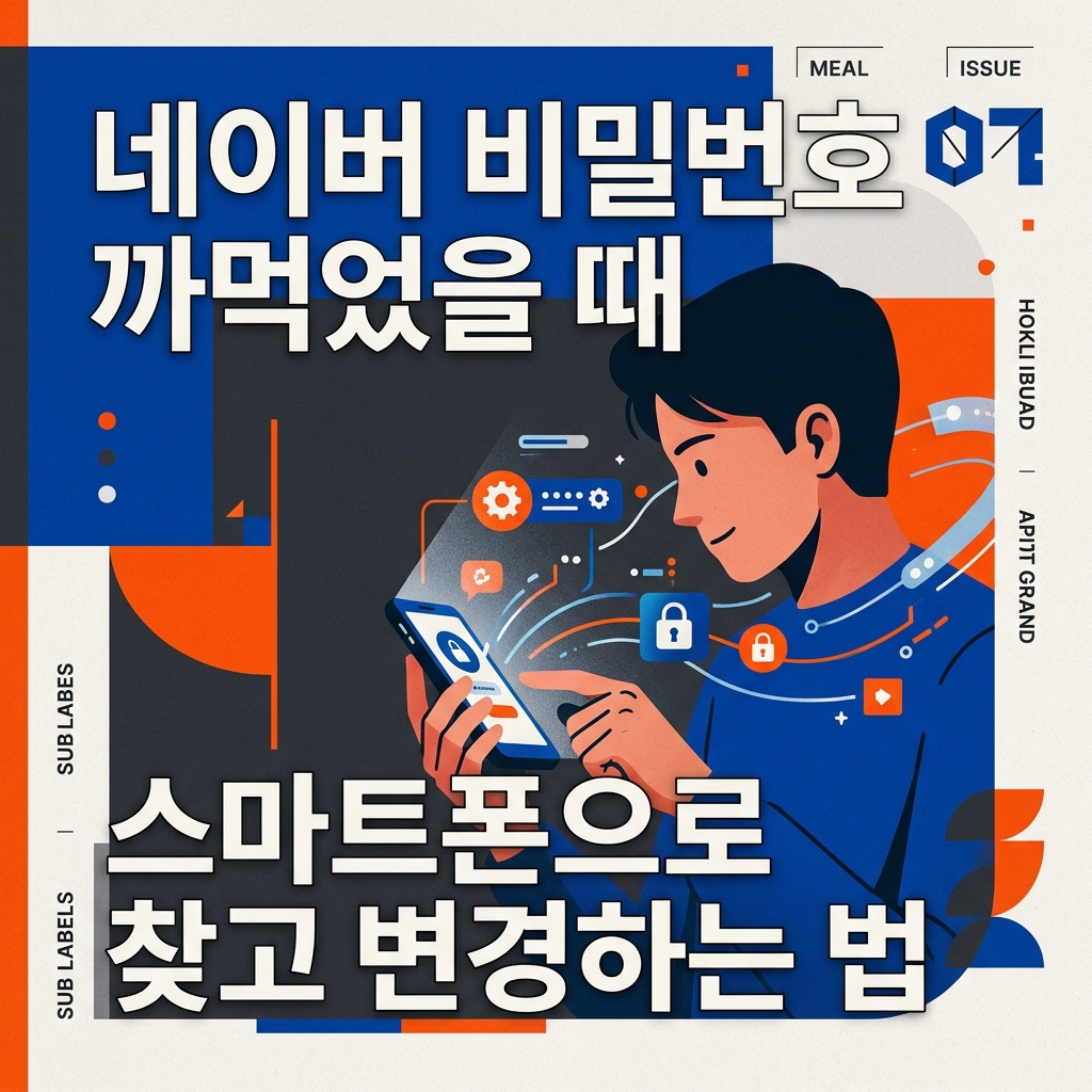 ai thumbnail poster 네이버 비밀번호 까먹었을 때 스마트폰으로 찾고 변경하는 법 1787736458