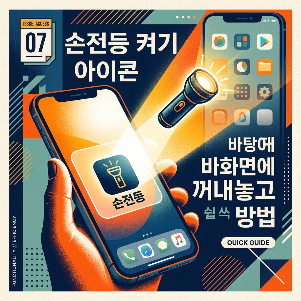 ai thumbnail poster 손전등 켜기 아이콘 바탕화면에 꺼내놓고 쉽게 쓰는 방법 1787734726