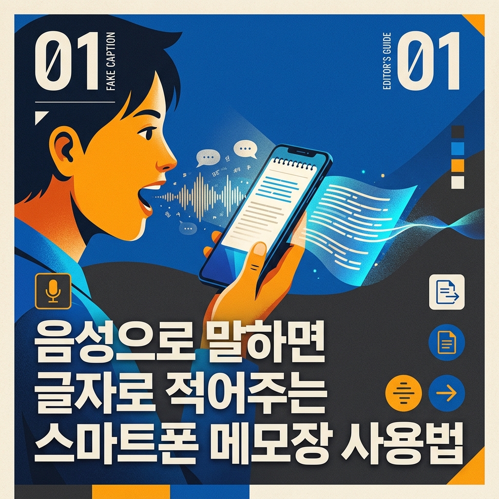 ai thumbnail poster 음성으로 말하면 글자로 적어주는 스마트폰 메모장 사용법 1787734814